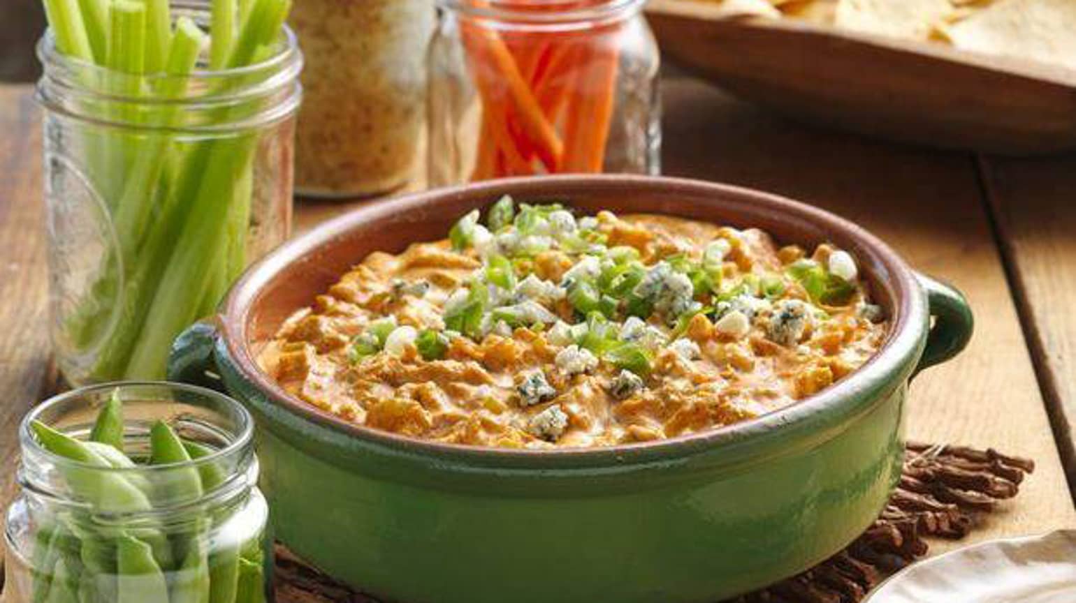 Mexikanischer Buffalo-Poulet-Dip